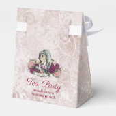Alice in Wonderland The Mad Hatter Tea Party Bedankdoosjes (Achterkant)