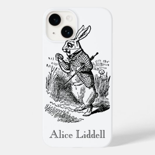  Alice in Wonderland, The White Rabbit Watch Case-Mate iPhone Case (Achterkant)