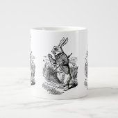 Alice in Wonderland, The White Rabbit Watch Jumbo Mok (Voorkant)
