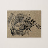  Alice in Wonderland, The White Rabbit Watch Legpuzzel (Horizontaal)