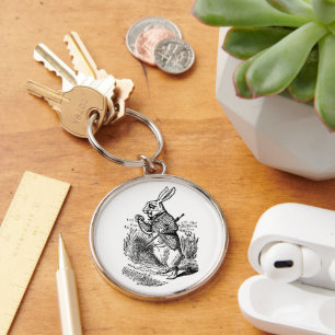  Alice in Wonderland, The White Rabbit Watch Sleutelhanger