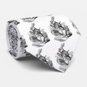 Alice in Wonderland, The White Rabbit Watch Stropdas (Opgerold)