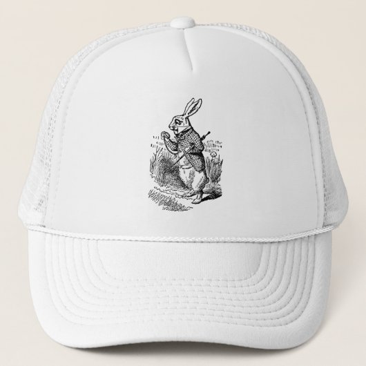  Alice in Wonderland, The White Rabbit Watch Trucker Pet (Voorkant)