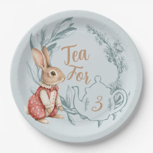 Alice in Wonderland thee voor drie Papieren Bordje