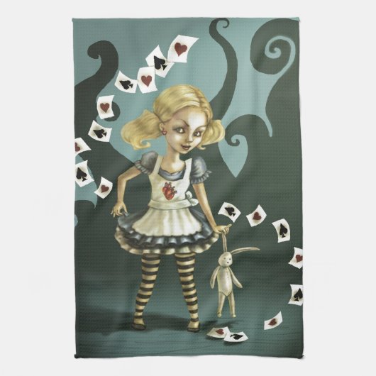 Alice in Wonderland Theedoek (Verticaal)