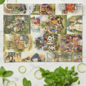 Alice in Wonderland Theedoek (Gevouwen)