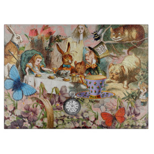 Alice in Wonderland theepartij-personages Snijplank