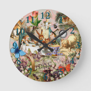 Alice in Wonderland theepartijpersonages Ronde Klok