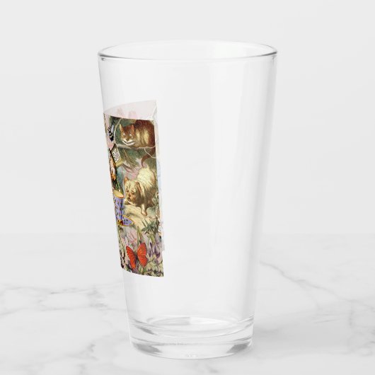 Alice in Wonderland-theepersonages Glas (Links)