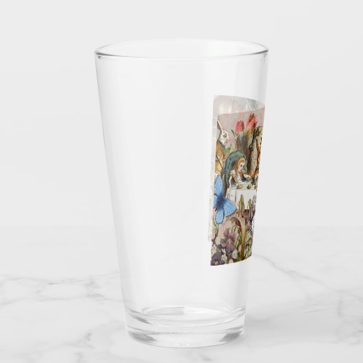 Alice in Wonderland-theepersonages Glas (Rechts)
