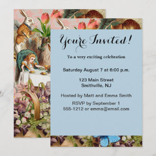 Alice in Wonderland-theepersonages Kaart