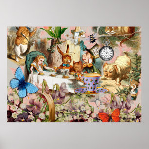 Alice in Wonderland-theepersonages Poster