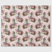 Alice In Wonderland Theetijd Inpakpapier (Vlak)