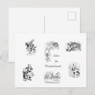 Alice in Wonderland Thége Briefkaart
