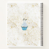 Alice in Wonderland thema Notitieboek (Achterkant)