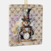Alice in Wonderland thema van het Rabbit Ornament (Rechts)