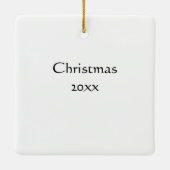 Alice in Wonderland thema van het Rabbit Ornament (Achterkant)