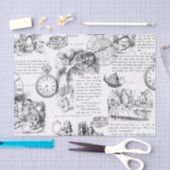Alice in Wonderland Tissue Paper Tissuepapier (Craft)