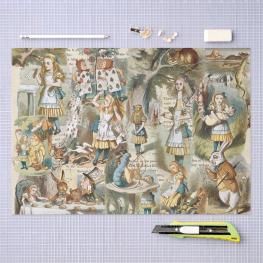 Alice in Wonderland Tissuepapier (Craft)