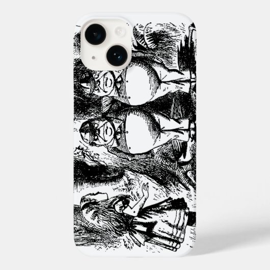 Alice in Wonderland, Tweedledum Tweedledee Case-Mate iPhone Case (Achterkant)
