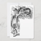 Alice in Wonderland — Uitnodiging om te kassen (Voorkant)