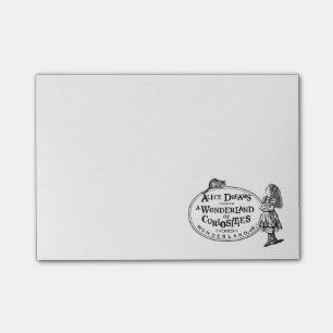 Alice in Wonderland van Curiousities W/Cheshire Ca Post-it® Notes
