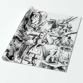 Alice in Wonderland - Verpakkingspapier Cadeaupapier