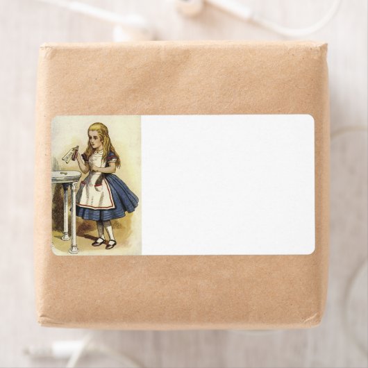 Alice in wonderland Verzendlabels Etiket (Insitu)