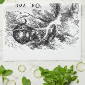 Alice in Wonderland - We zijn allemaal kwaad hier Theedoek (Gevouwen)