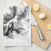 Alice in Wonderland - We zijn allemaal kwaad hier Theedoek (Quarter Fold)