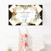 Alice in Wonderland Wedding Banner (Insitu)