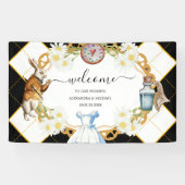 Alice in Wonderland Wedding Banner (Horizontaal)