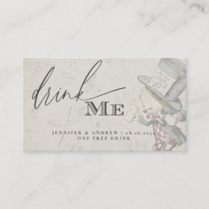  Alice in Wonderland Wedding Drink Ticket
