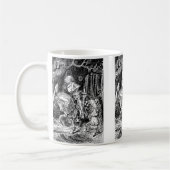 Alice in Wonderland White Knight op Paard Koffiemok (Links)