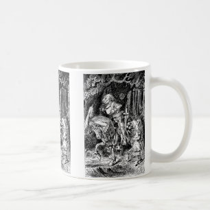  Alice in Wonderland White Knight op Paard Koffiemok