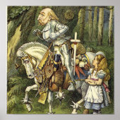 Alice in Wonderland White Knight Print (Voorkant)