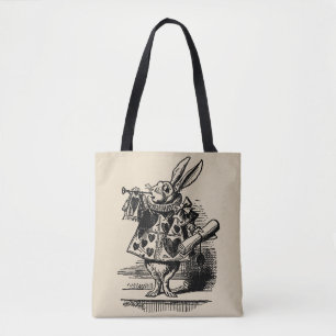  Alice in Wonderland White Rabbit als Herald Draagtas