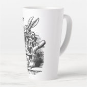 Alice in Wonderland White Rabbit als Herald Latte Mok (Rechterhoek)