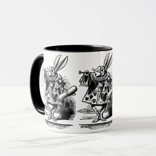  Alice in Wonderland White Rabbit als Herald Mok (Voorkant links)