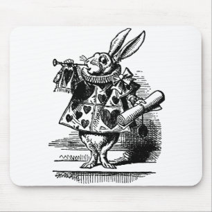  Alice in Wonderland White Rabbit als Herald Muismat