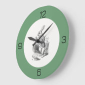 Alice in Wonderland White Rabbit Birthday Party Grote Klok (Hoek)