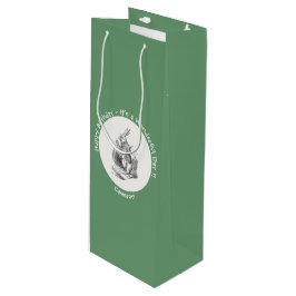 Alice in Wonderland White Rabbit Birthday Party Wijn Cadeautas