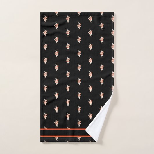Alice in Wonderland White Rabbit Black badkamer Bad Handdoek (Handdoek)