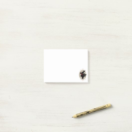 Alice in Wonderland White Rabbit  boek Post-it® Notes (Op bureau)