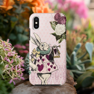  Alice in Wonderland White Rabbit iPhone X Hoesje