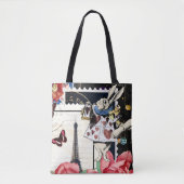 Alice in Wonderland White Rabbit Draagtas (Voorkant)