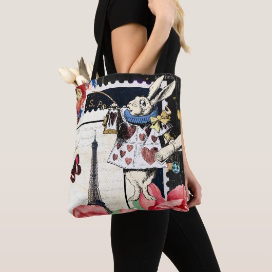 Alice in Wonderland White Rabbit Draagtas (Dichtbij)