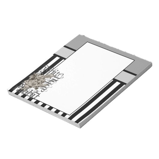 Alice in Wonderland White Rabbit Grunge Notitieblok (Gedraaid)