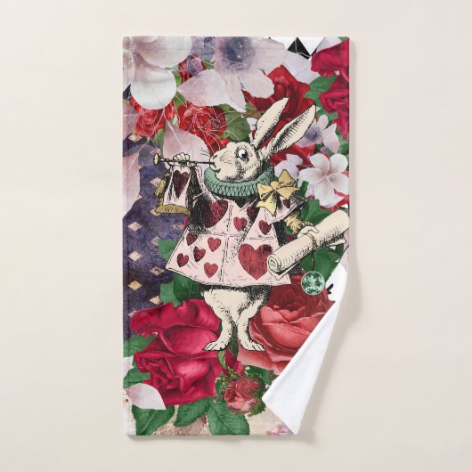  Alice in Wonderland White Rabbit Handdoek (Handdoek)