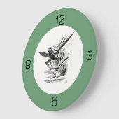 Alice in Wonderland White Rabbit Herald Verjaardag Grote Klok (Hoek)
